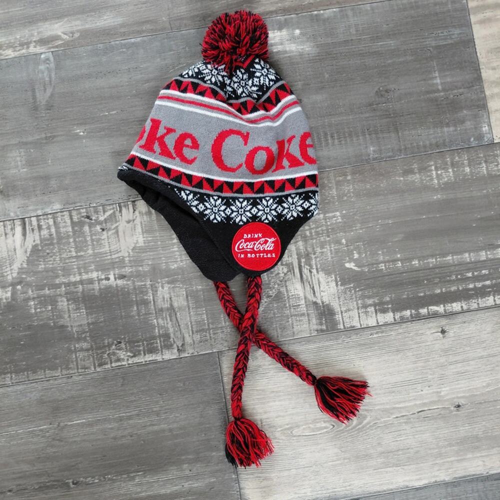 Coca Cola Sherpa Beanie Hat